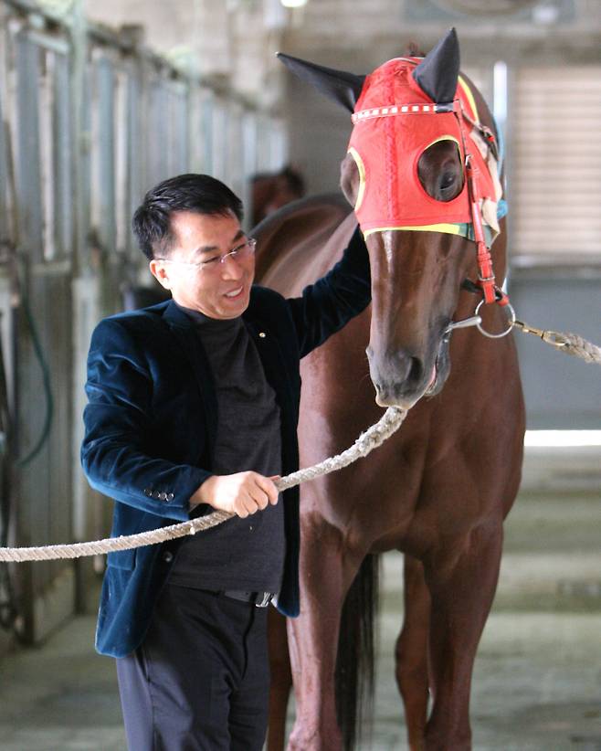 당대불패와 정영식 마주. 사진제공=한국마사회
