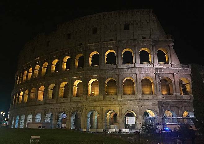 콜로세움의 야경. 【송경은 기자】