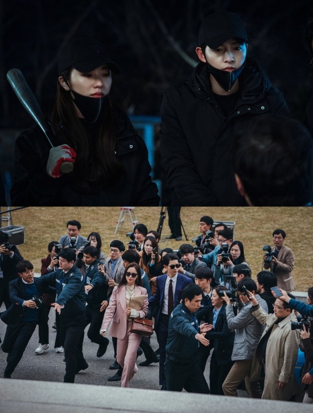'빈센조' 속 송중기/ 사진=tvN 제공