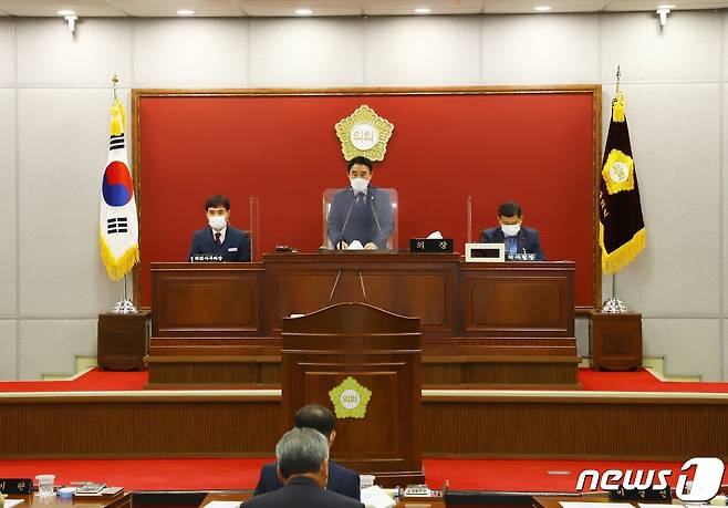 전북 고창군의회 본회의. © 뉴스1