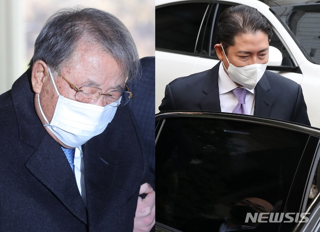 [서울=뉴시스] 효성 조석래 명예회장과 조현준 회장. (사진=뉴시스DB) photo@newsis.com