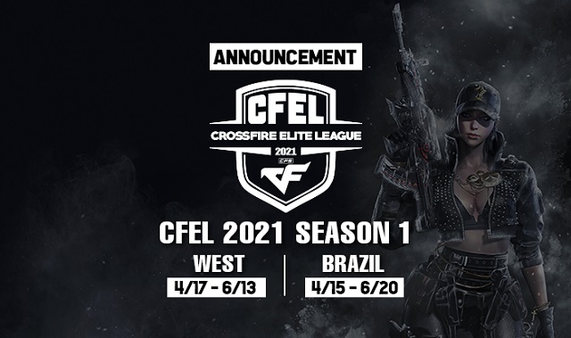 '크로스파이어' 글로벌 프로리그인 브라질 CFEL과 웨스트 CFEL의 2021 시즌1이 오는 6월 20일까지 약 두 달간 열전에 돌입한다. /스마일게이트 제공