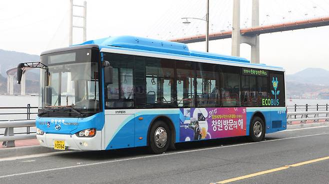 국내 판매 중인 중국 하이거 전기버스.