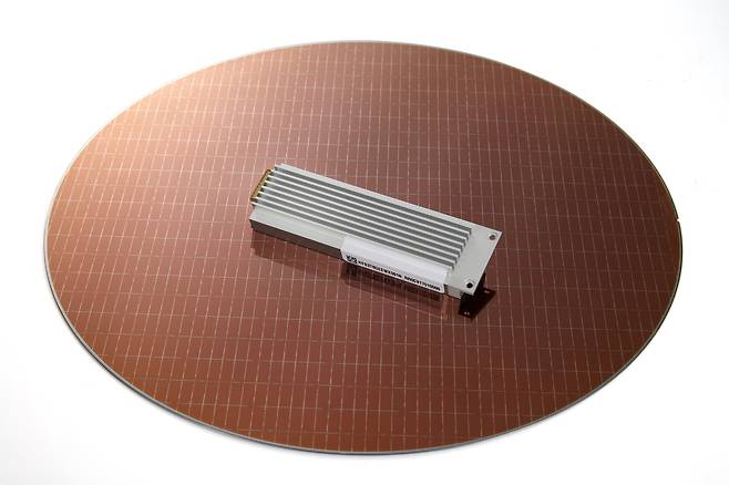 이번에 양산을 시작한 SK하이닉스의 기업용 솔리드 스테이트 드라이브(SSD) PE8110 E1.S.GK하이닉스 제공