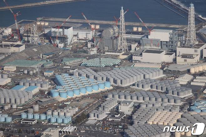 후쿠시마 제1원전의 모습.  © AFP=뉴스1
