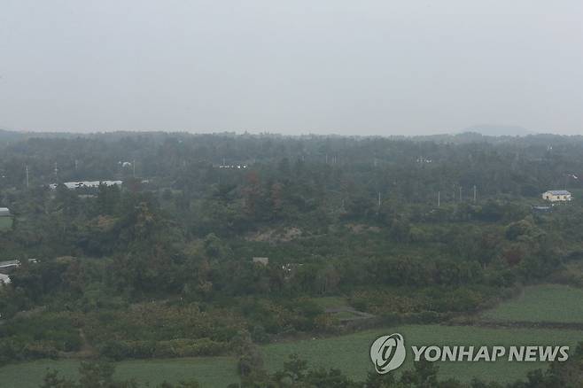 제주 제2공항 건설 예정지 [연합뉴스 자료 사진]