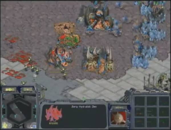 레어 단계의 조용호를 견제하는 이윤열, 사진=OGN 영상 캡처