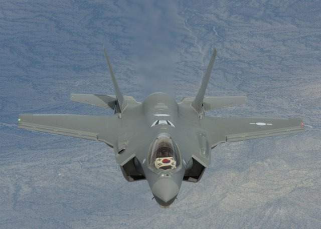 F-35A 스텔스 전투기. 사진 방위사업청 제공