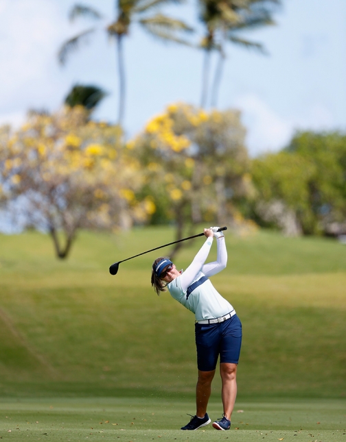 2021년 미국여자프로골프(LPGA) 투어 롯데 챔피언십에 출전한 브룩 헨더슨. 사진제공=Getty Images