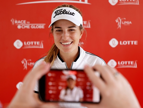 2021년 미국여자프로골프(LPGA) 투어 롯데 챔피언십에 출전한 루나 소브론 갈메스. 사진제공=Getty Images