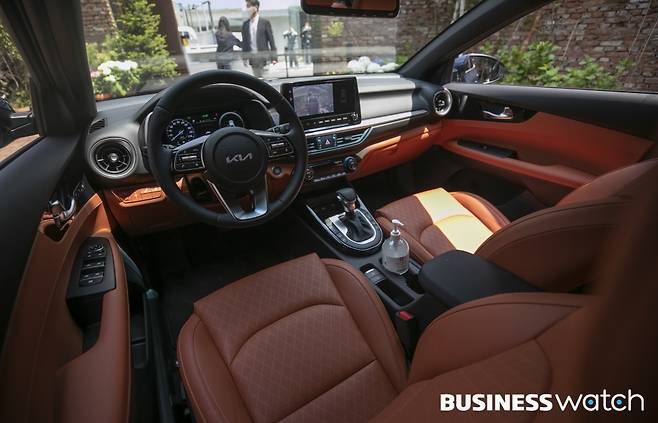 '소통하고 교감하는 멀티플렉스 공간' 강조한 K3 내부 /사진=이명근 기자 qwe123@