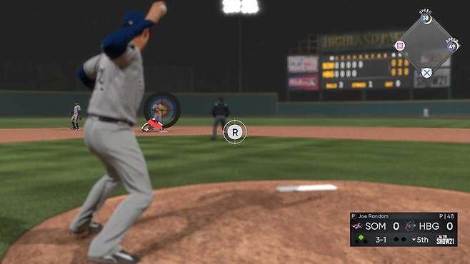 RTTS모드 수비 화면