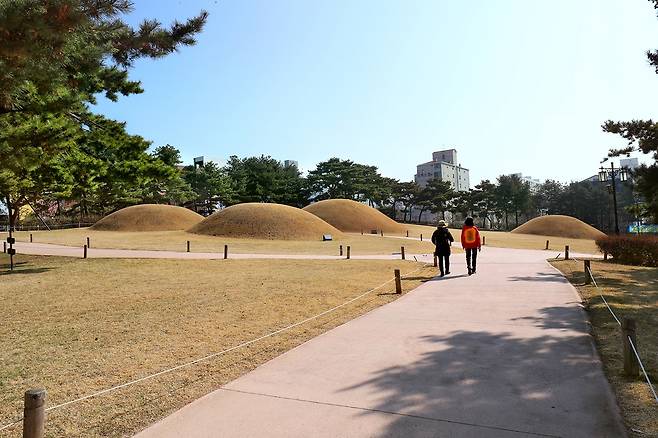 방이동 고분군 [사진/조보희 기자]