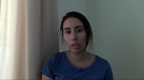 두바이 통치자 딸 라티파의 모습 ['라티파에게 자유를' 홈페이지 캡처. 재판매 및 DB 금지]