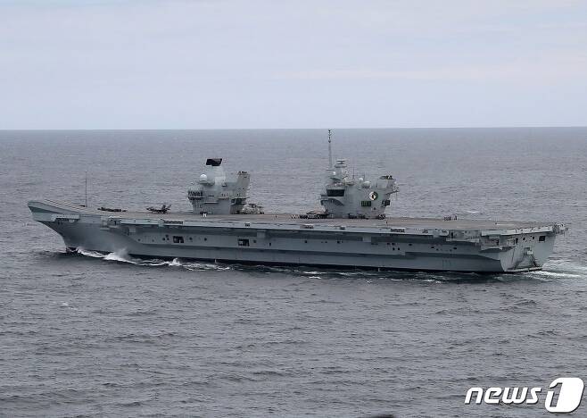 영국 해군이 운용 중인 '퀸 엘리자베스' 항공모함 <자료사진> © AFP=뉴스1