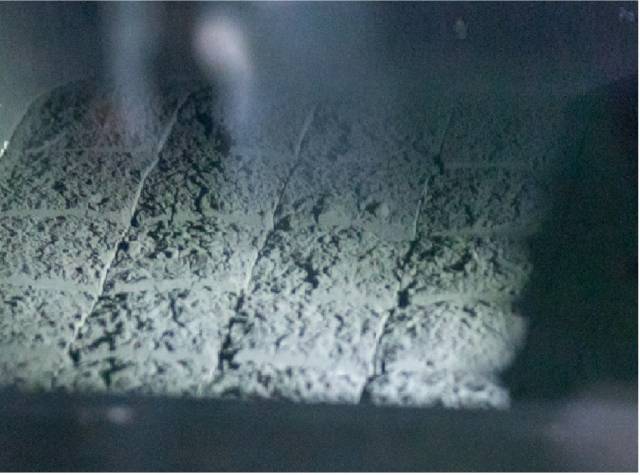 포스코케미칼 양극재 광양공장에서 제조하고 있는 하이니켈 NCM 양극재의 모습./사진제공=포스코케미칼