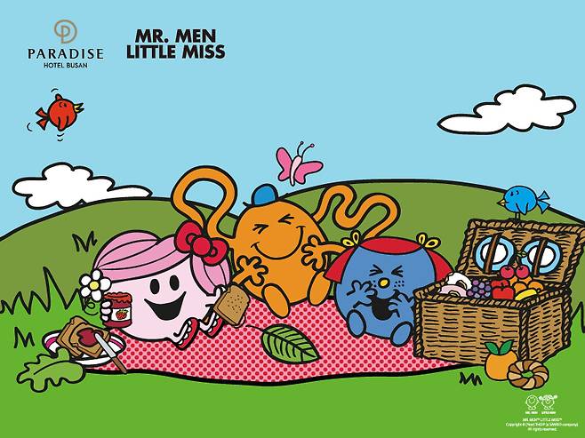 파라다이스호텔 부산 '미스터맨 리트미스' 협업 콘텐츠© 뉴스1
