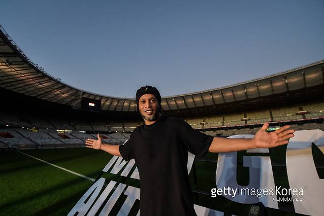 브라질 축구스타 호나우지뉴. Getty Images코리아