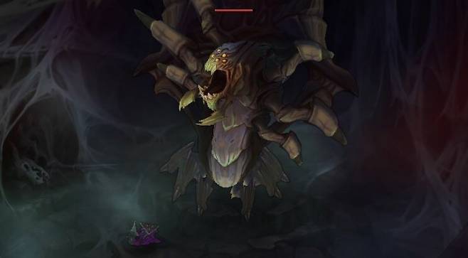 지금은 사라진 3대 3모드 '뒤틀린 숲'의 중립몬스터 '썩은 아귀'. 라이엇게임즈