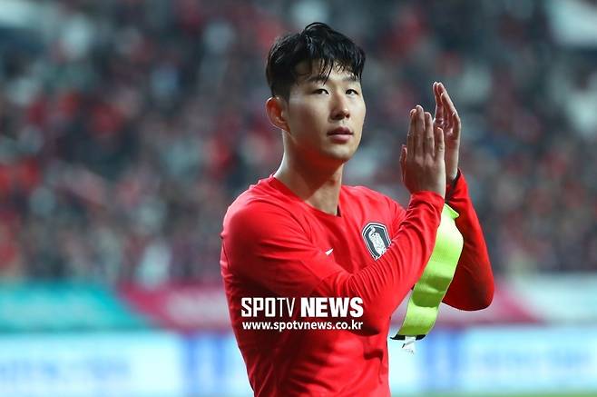 ▲ 한국 대표팀 주장 손흥민 ⓒ스포티비뉴스db