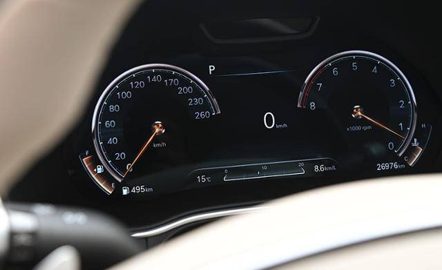 제네시스 GV80 3.5T AWD 자유로 연비