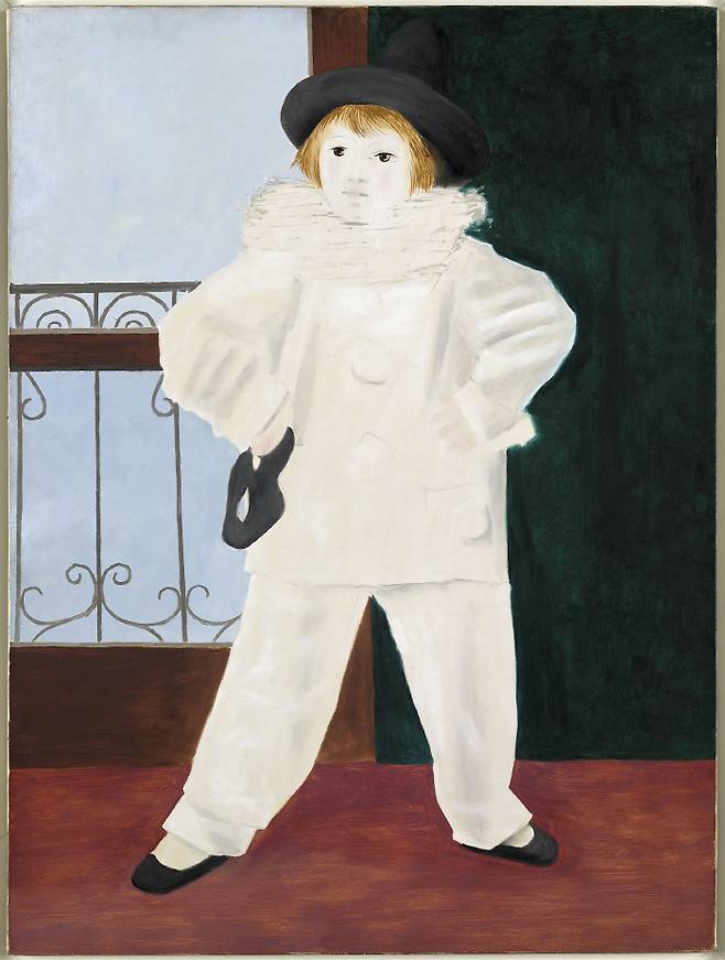 피카소 '피에로 복장의 폴'(1925) ⓒ 2021 - Succession Pablo Picasso - SACK (Korea)