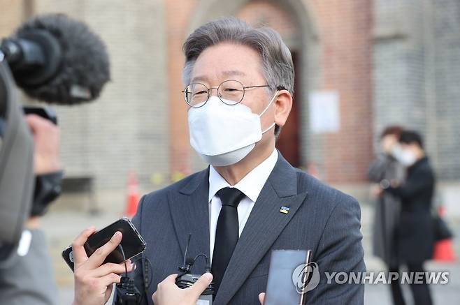 이재명 경기도지사 [연합뉴스 자료사진]