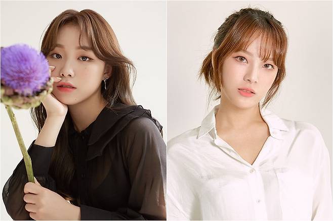▲ 미스틱 걸그룹으로 데뷔를 확정한 김수현(왼쪽), 문수아. 출처| 미스틱루키즈 공식 인스타그램