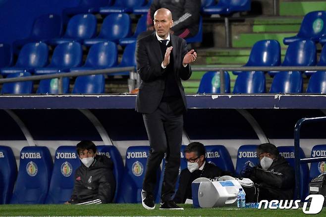 지네딘 지단 레알 마드리드 감독. © AFP=뉴스1