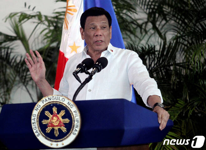 로드리고 두테르테 필리핀 대통령 <자료사진> © 로이터=뉴스1