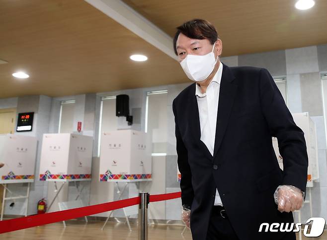 윤석열 전 검찰총장. 2021.4.2/뉴스1 © News1 신웅수 기자