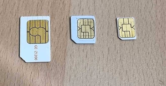 미니 유심과 마이크로 유심, 나노 유심