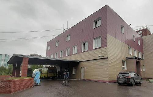 나발니가 입원 치료를 받았던 옴스크 구급병원 [타스=연합뉴스 자료사진]