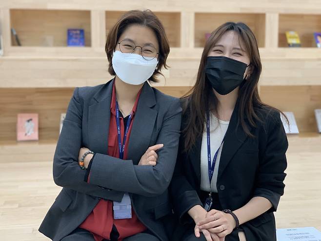 커넥트위드 공동창업자 김미희 대표(사진 왼쪽), 윤이나 팀장.
