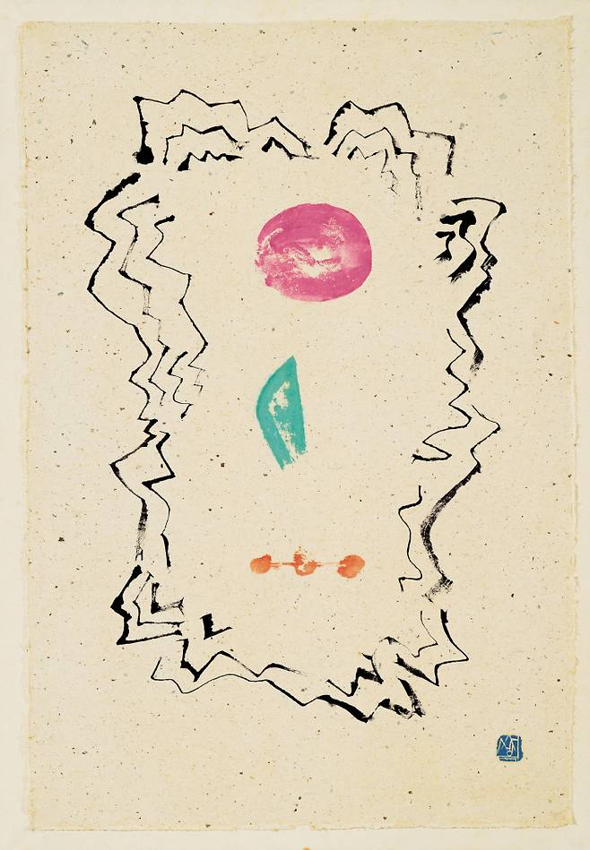 산정 서세옥, 장생, 1972, 한지에 수묵, 97x66cm. 성북구립미술관 제공