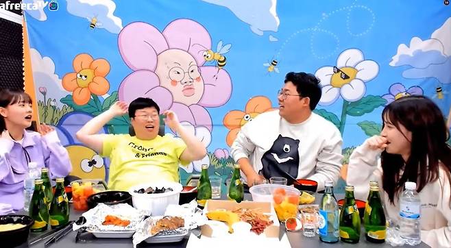 유관순 열사를 모독한 발언으로 논란이 된 BJ봉준의 개인방송 화면 [아프리카TV 캡처]