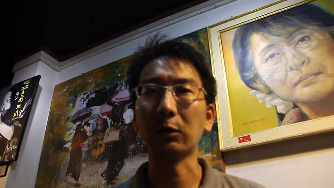 미얀마에서 억류됐던 일본인 프리랜서 기자 기타즈미 유키. (유튜브 갈무리/뉴스1)
