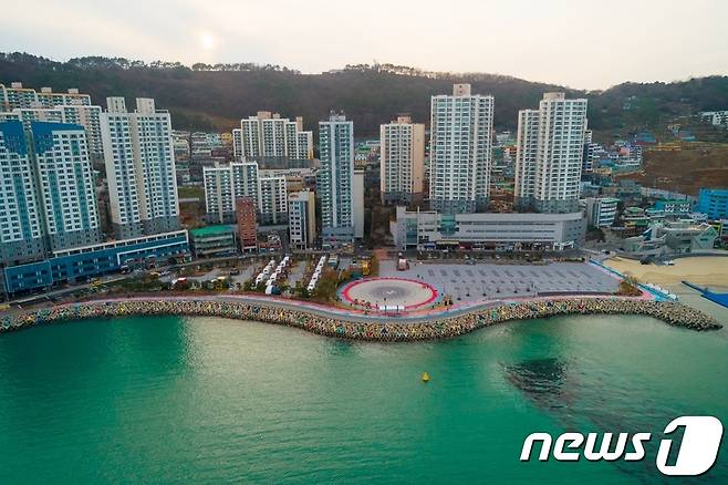 부산 서구 송도오토캠핑장 모습.(부산 서구 제공) © 뉴스1