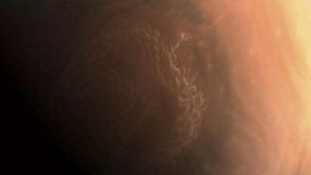 중국 화성탐사선 톈원1호가 전송한 화성의 고화질 사진 (사진=CNSA)
