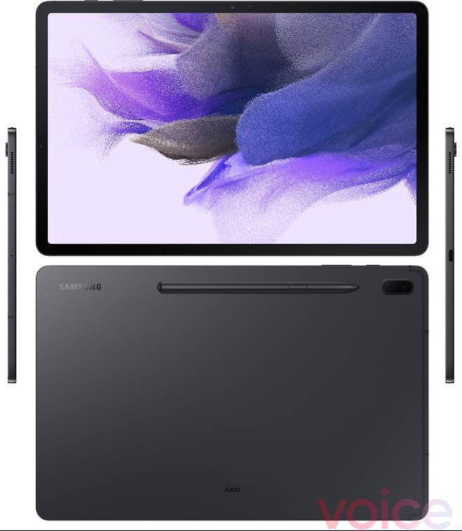 갤럭시탭S7FE 렌더링 이미지 [출처=에반 블래스 트위터(@evleaks)]