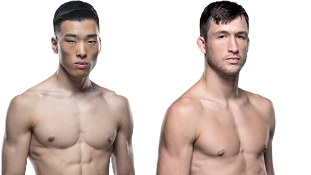 최승우(왼쪽)가 줄리안 에로사(오른쪽)를 상대로 UFC 5번째 경기를 치른다. 사진=Ultimate Fighting Championship 홈페이지