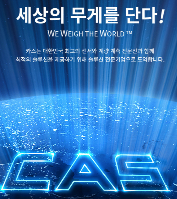 CAS 홈페이지 갈무리.