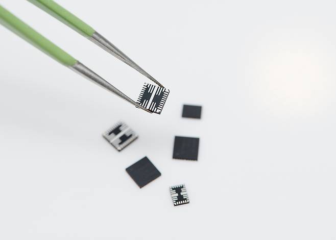 　삼성전자의 DDR5 D램 모듈용 전력 관리 반도체　삼성전자 제공