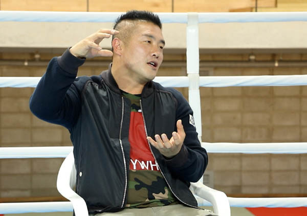 김정주 국가대표 남자복싱 코치가 한국 복싱에 대한 생각을 밝히고 있다.