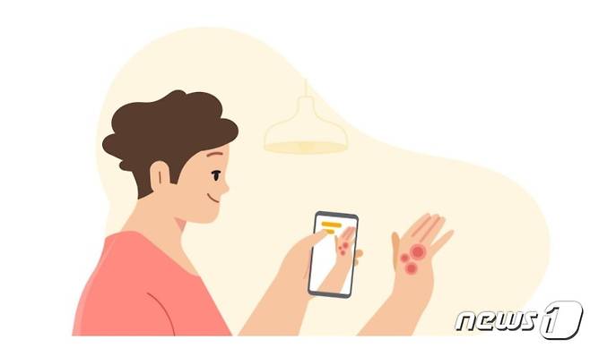 구글은 AI를 통해 피부질환을 파악할 수 있는 피부과 보조 도구 앱을 올해 말 테스트할 계획이다. © 뉴스1