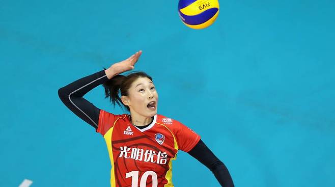 (사진=중국배구협회 홈페이지 캡처, 연합뉴스)