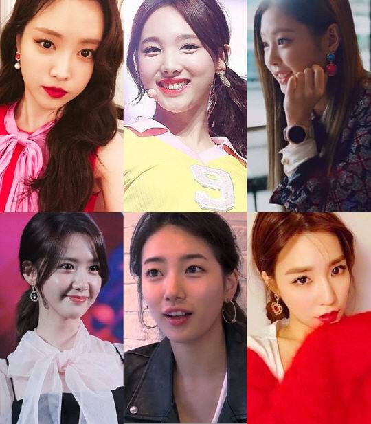 출처: 손나은 인스타그램, 제이미앤벨, LGX블랙핑크 'Stay' 뮤직비디오, 딩고 '오프더레코드,수지', 티파니 인스타그램