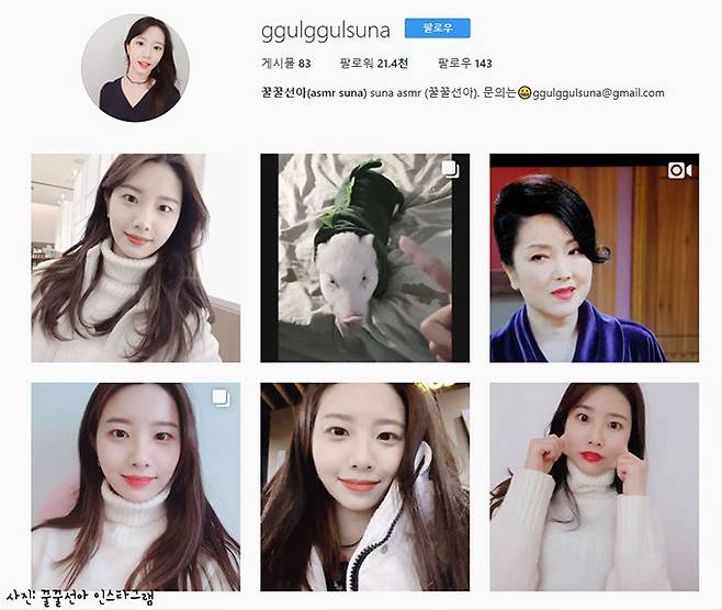 출처: 꿀꿀선아 인스타그램