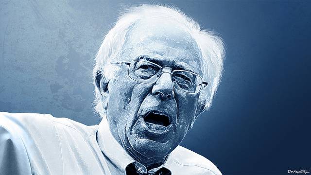 출처: DonkeyHotey, Bernie Sanders – Portrait, CC BY
