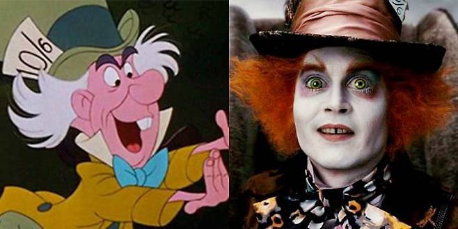 출처: 애니메이션<이상한 나라의 앨리스>, 영화<이상한 나라의 앨리스>